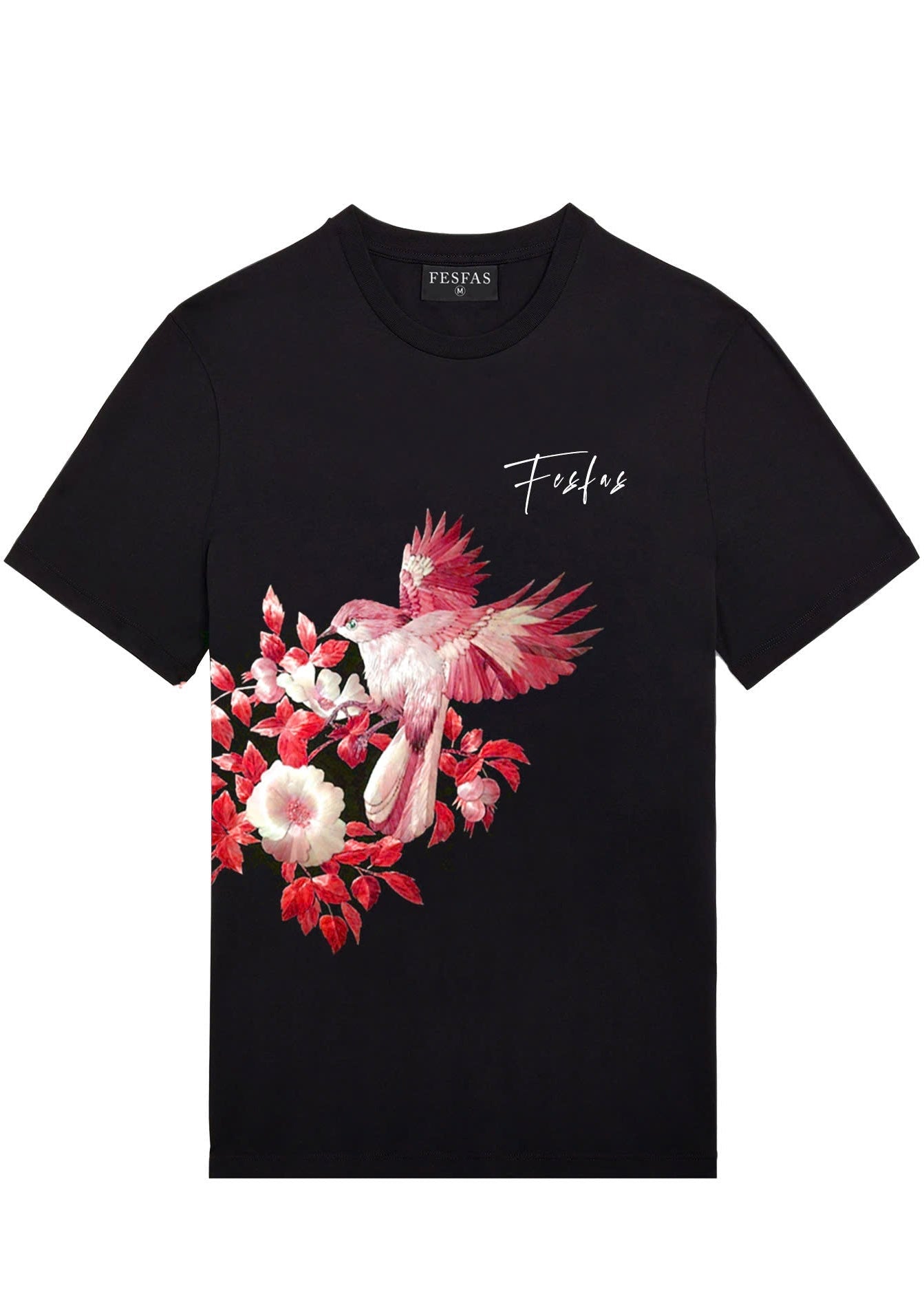 FesFas parrot-print T-shirt | Black | Men