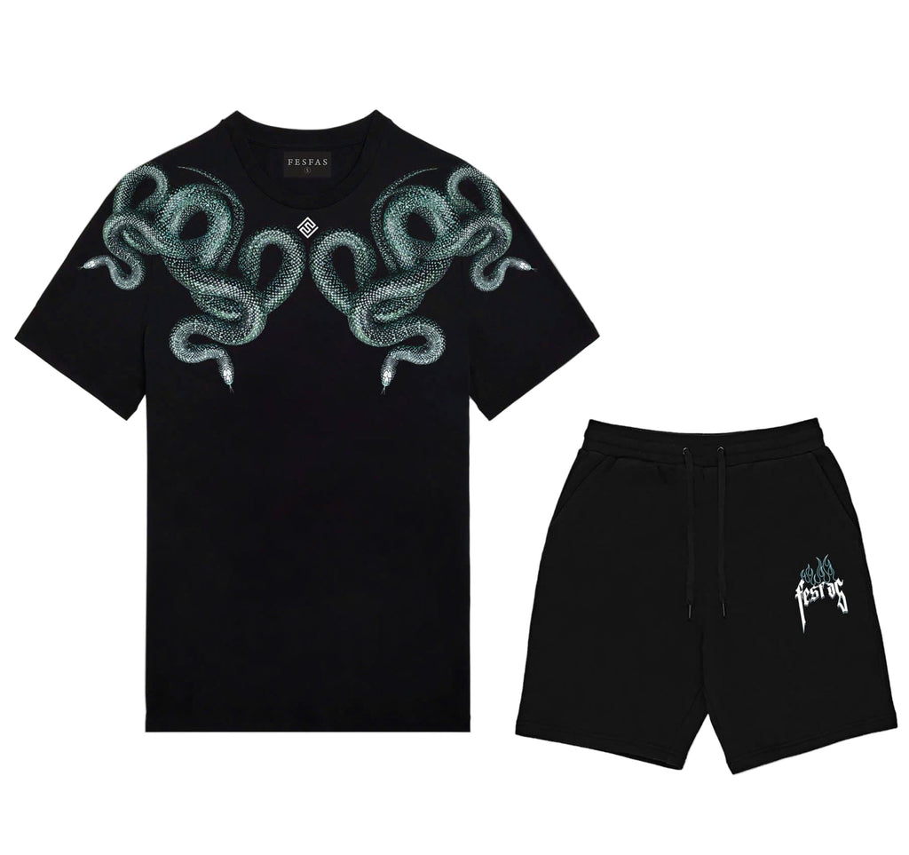 FesFas snake-print T-shirt | Black | Men