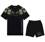 FesFas flowers-print T-shirt | Black | Men