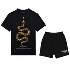 FesFas Snake-print T-shirt | Black | Men