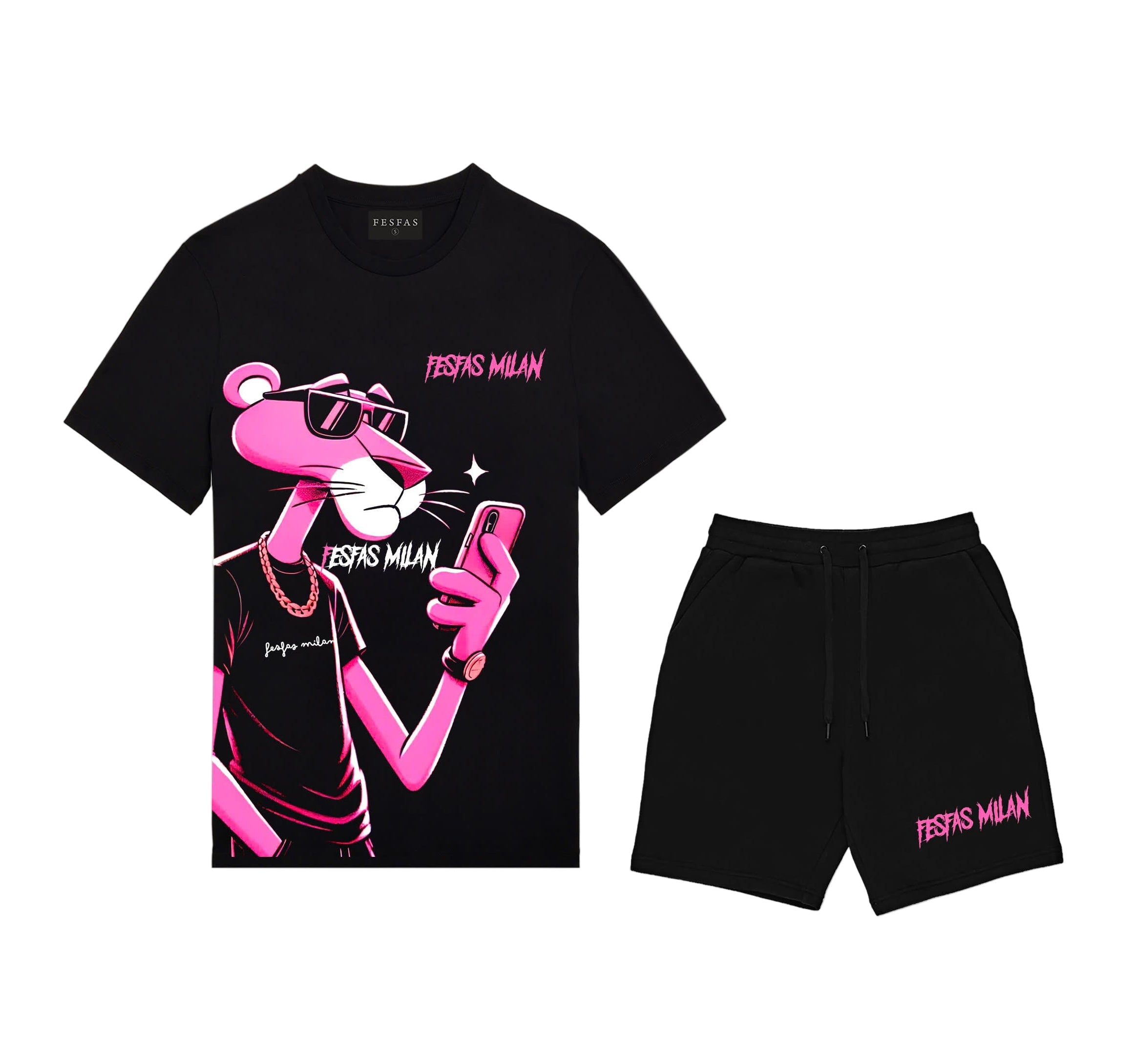 FesFas Drawstring Shorts | Black