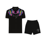 FesFas Snake-print Polo Shirt | Black