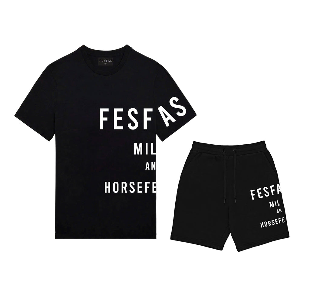 FesFas Drawstring Shorts | Black