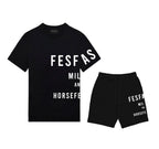 FesFas Drawstring Shorts | Black