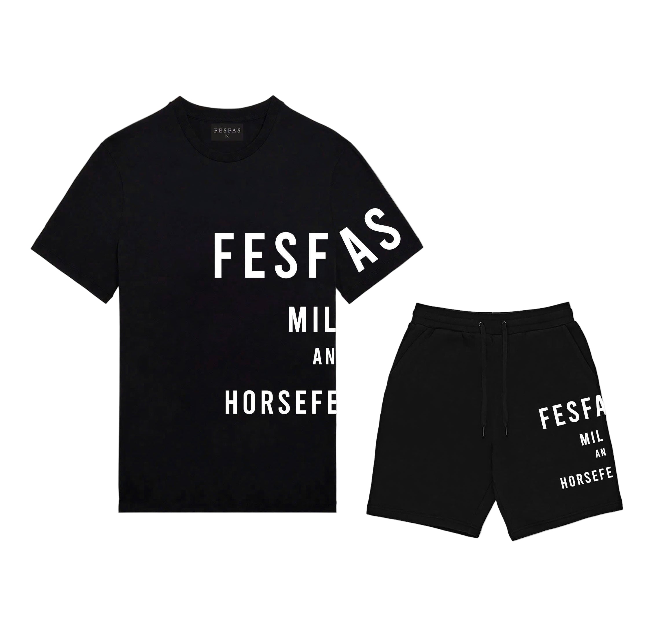 FesFas Drawstring Shorts | Black