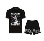 FesFas Rabbit-print Polo Shirt | Black