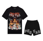 FesFas Drawstring Shorts | Black