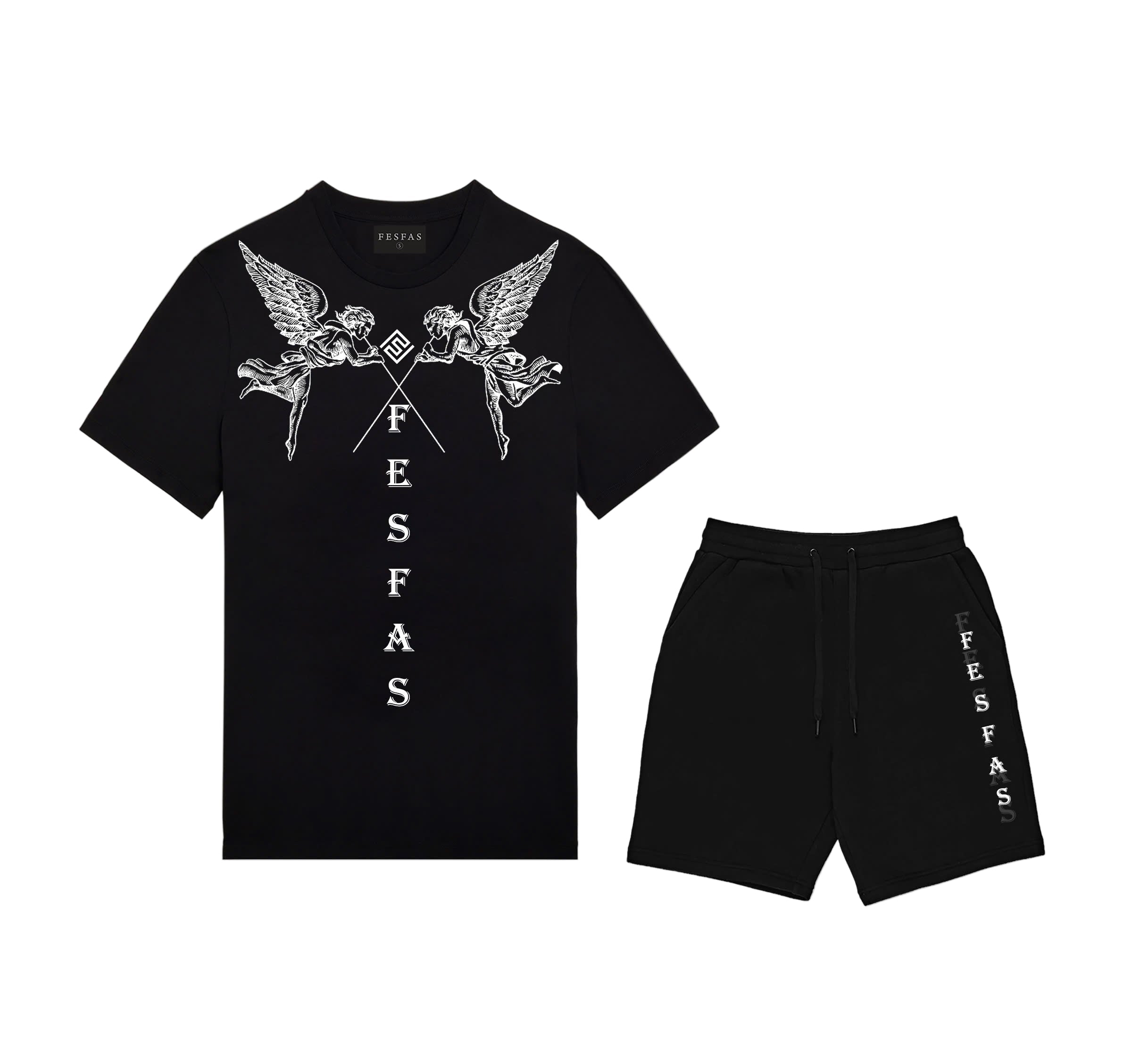 FesFas Drawstring Shorts | Black
