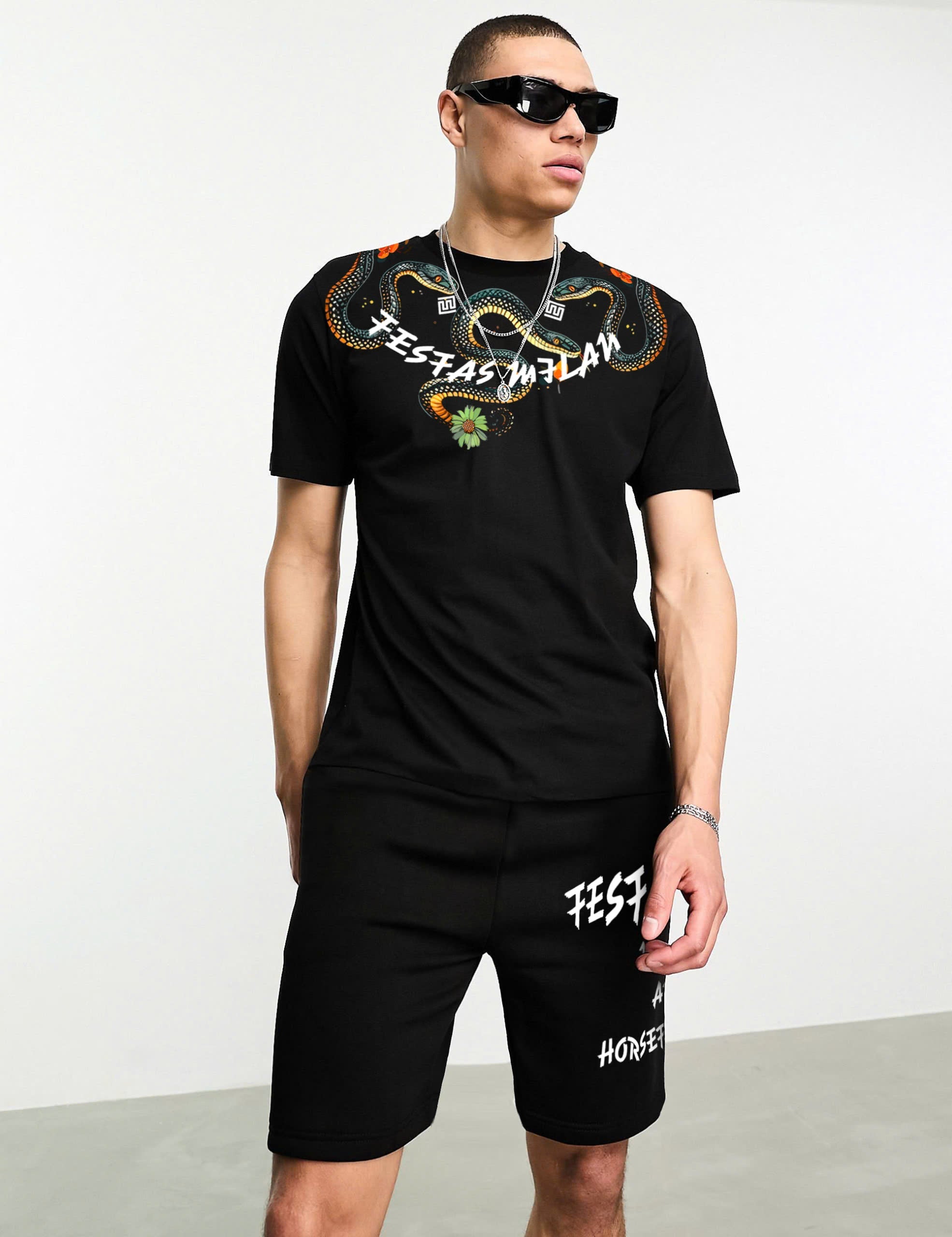 FesFas Drawstring Shorts | Black