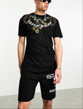 FesFas viper-print T-shirt Set | Black