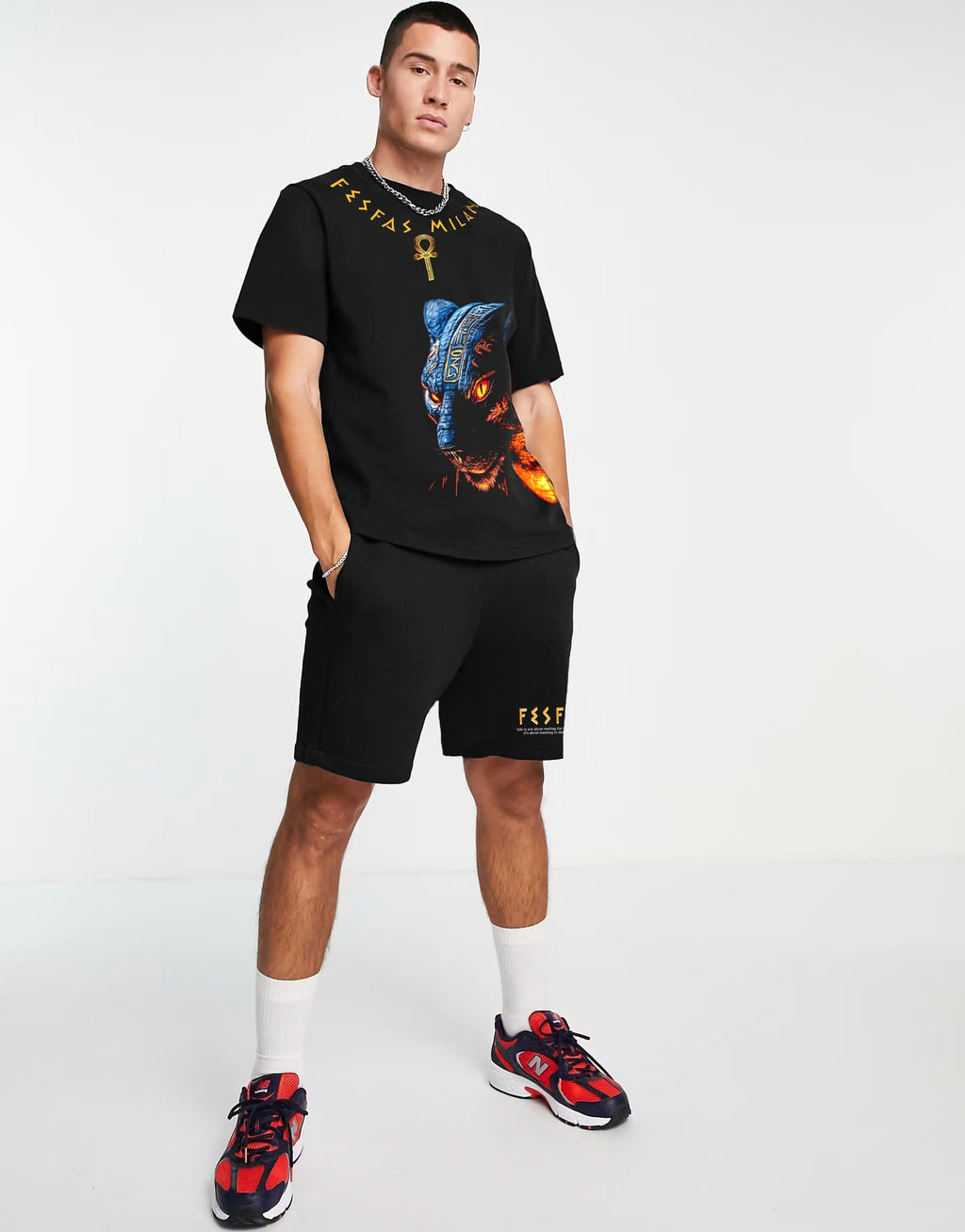 FesFas Drawstring Shorts | Black