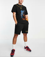 FesFas egypt panther-print T-shirt Set | Black