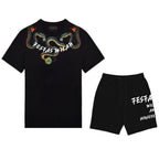 FesFas viper-print T-shirt Set | Black