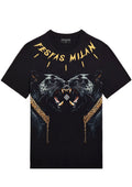 FesFas black panther-print T-shirt | Black