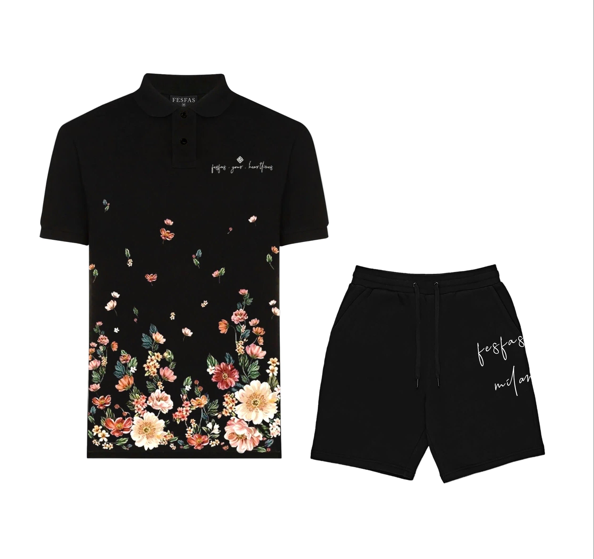 FesFas Drawstring Shorts | Black