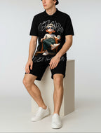 FesFas chill boy-print Polo Set | Black