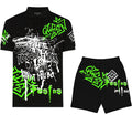 FesFas Hologram-print Polo Set | Men | Black