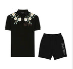 FesFas Floral-print Polo Shirt | Black