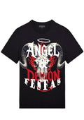 FesFas graphic-print T-shirt | Black