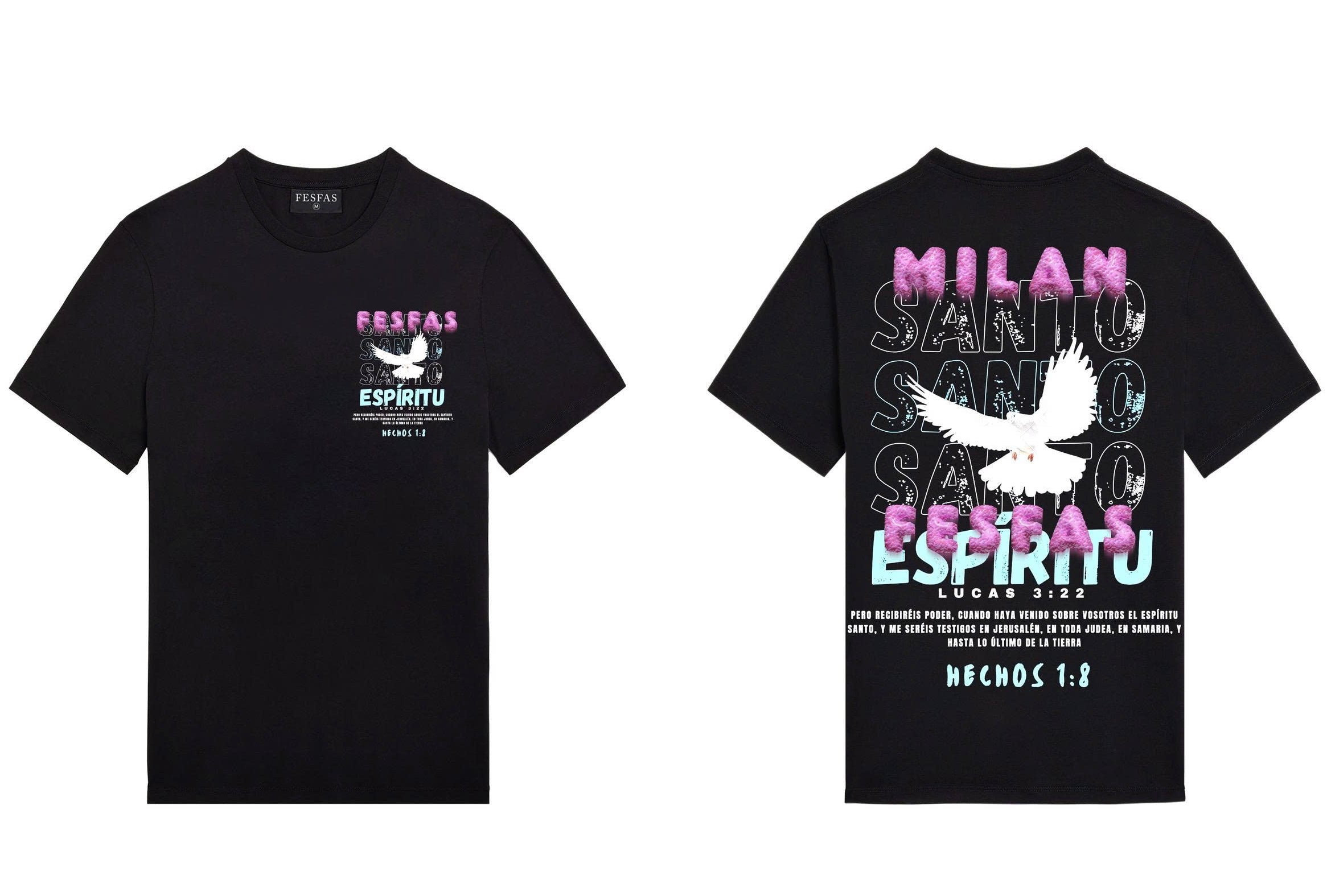 FesFas graphic-print T-shirt | Black | Men