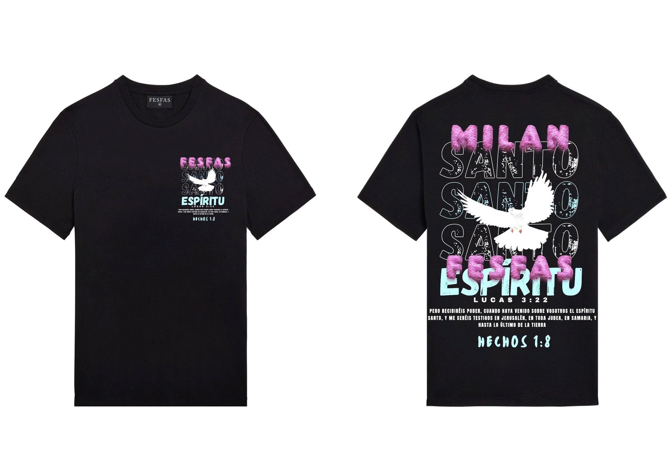FesFas graphic-print T-shirt | Black | Men