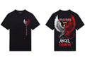 FesFas devil wings-print T-shirt | Black | Men