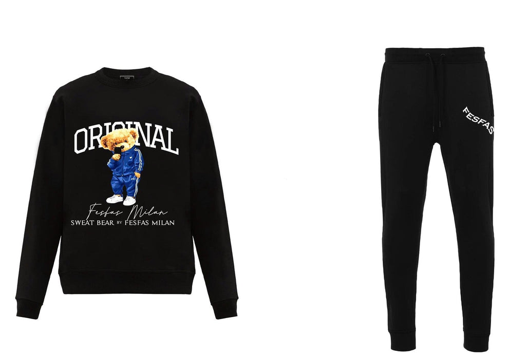 FesFas Drawstring Joggers | Black