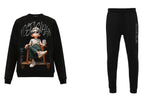 FesFas Boy-print Sweatshirt Set | Black