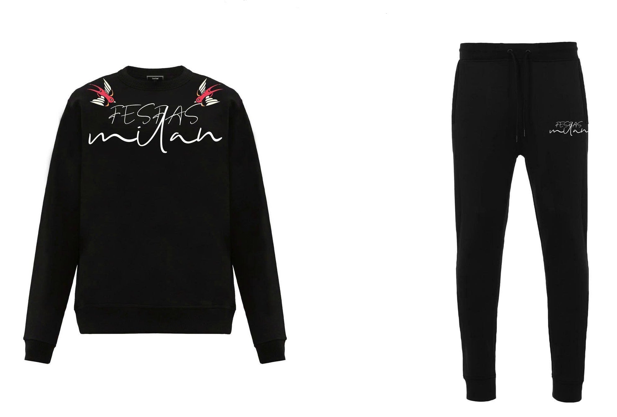 FesFas Drawstring Joggers | Black