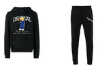 FesFas Bear-print Hoodie Set | Black