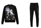 FesFas Tattoo-print Sweatshirt Set | Black