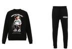 FesFas Bear-print Sweatshirt Set | Black