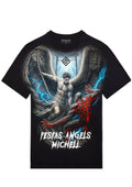 FesFas angel-print T-shirt | Black | Men