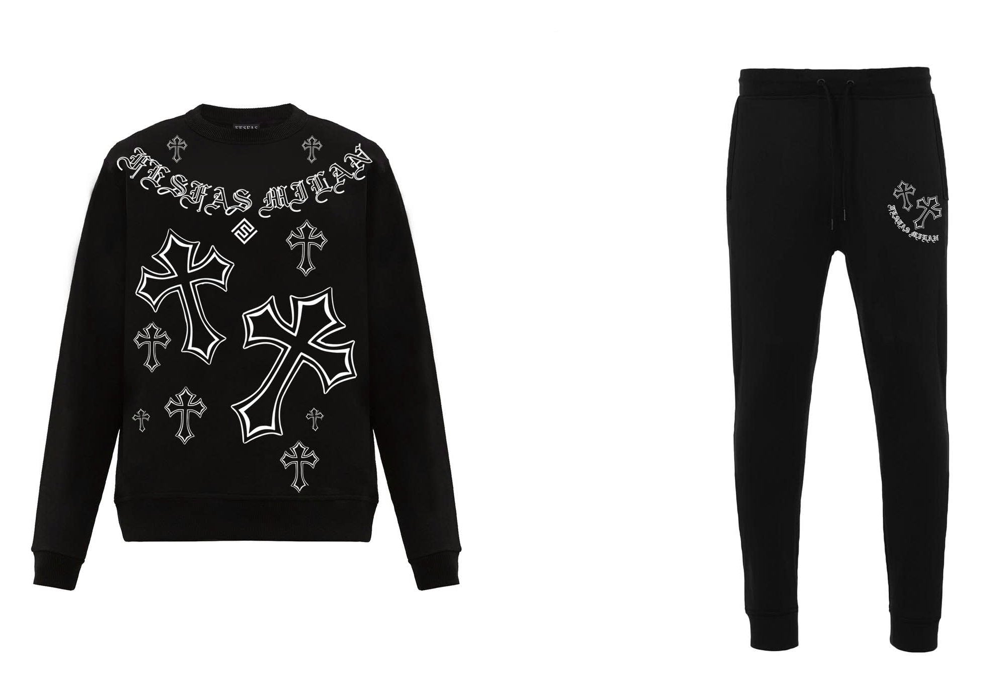 FesFas Drawstring Joggers | Black