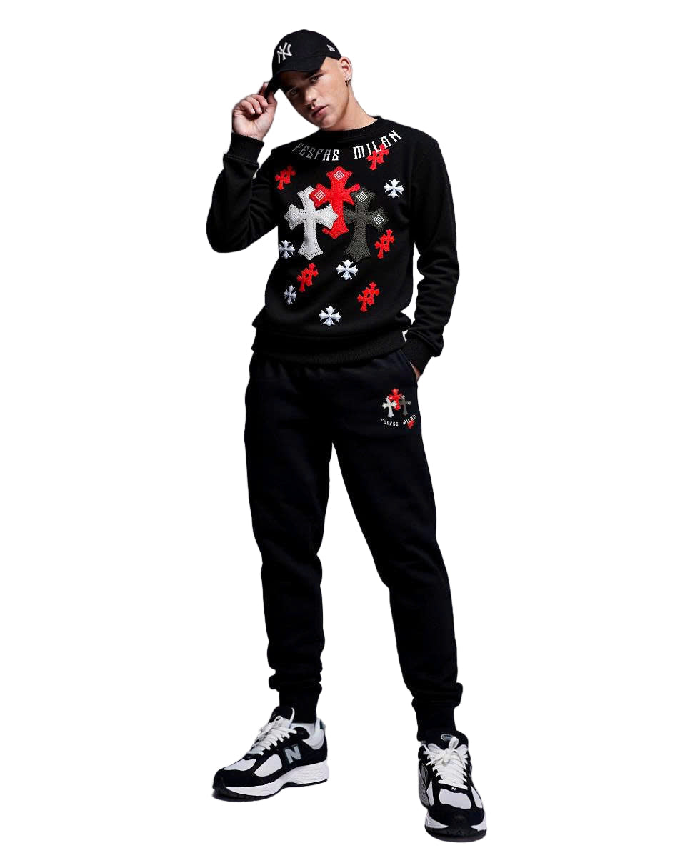 FesFas Drawstring Joggers | Black