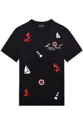 FesFas graphic-print T-shirt | Black | Men