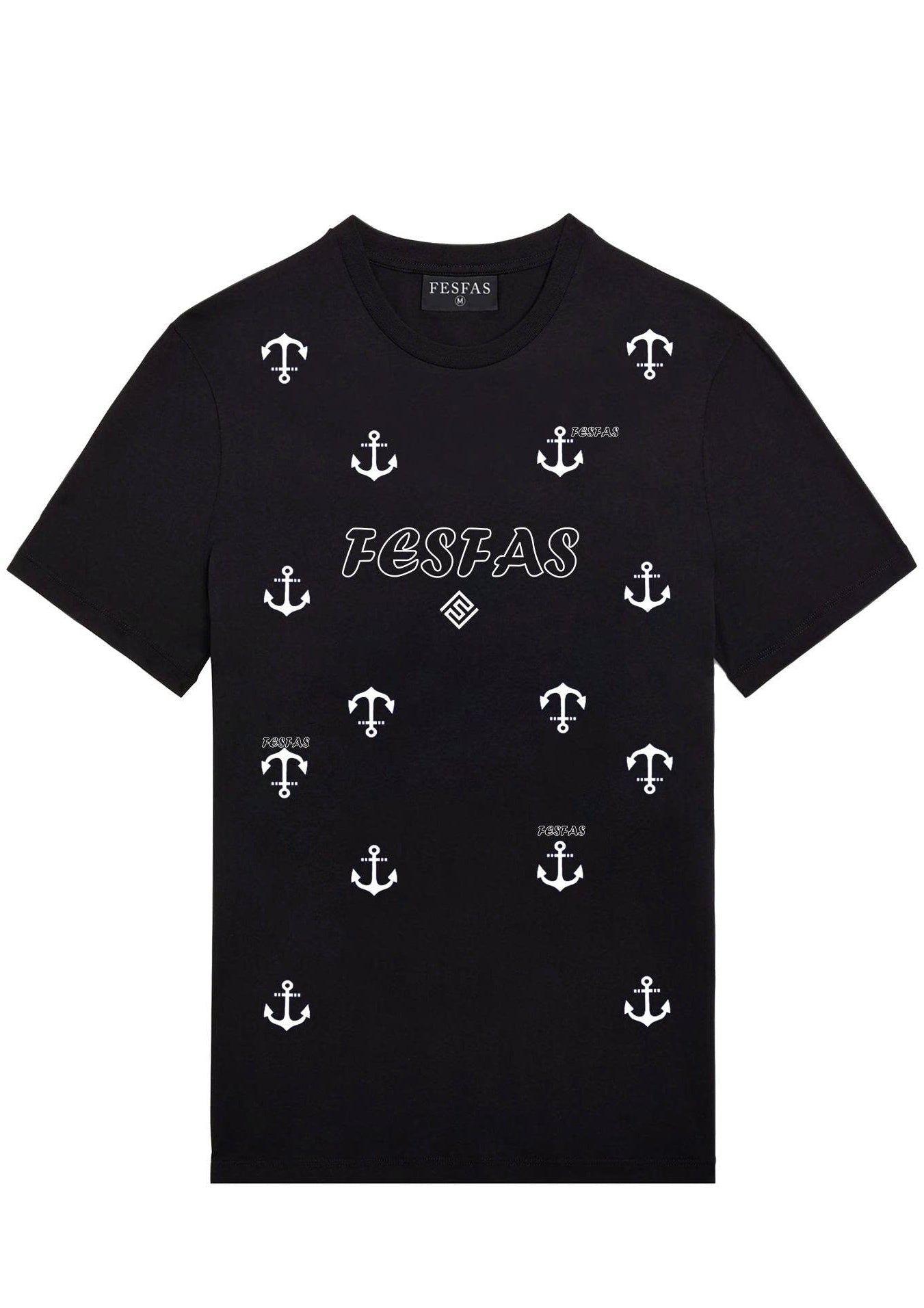 FesFas graphic-print T-shirt | Black | Men