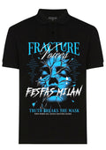FesFas graphic-print Polo Shirt | Black