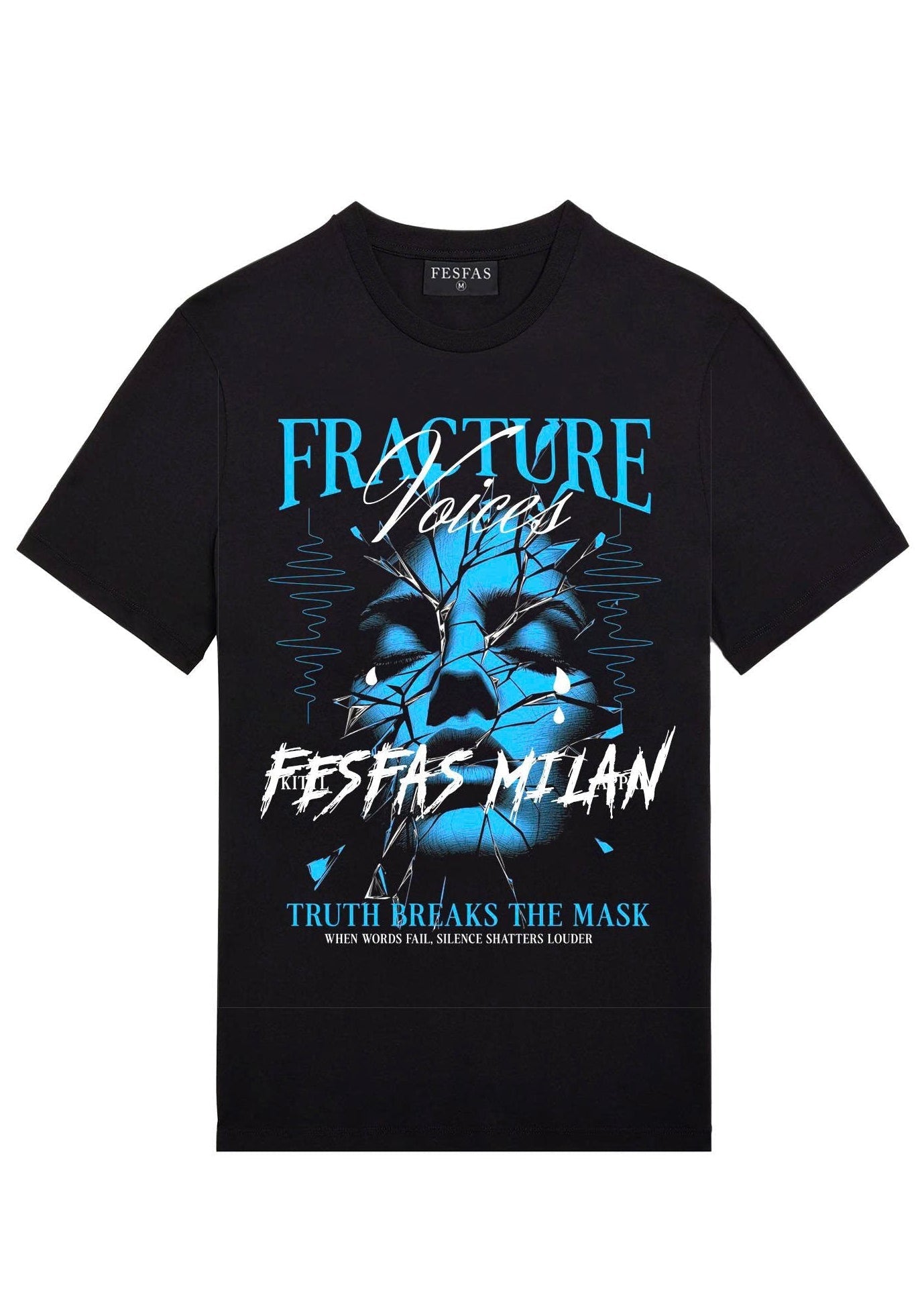 FesFas graphic-print T-shirt | Black | Men