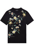 FesFas Flower-print T-shirt | Black | Men