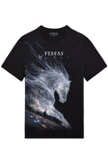 FesFas light horse-print T-shirt | Black