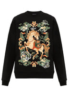 FesFas horse-print Sweatshirt | Black