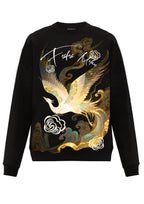 FesFas phoenix-print Sweatshirt | Black