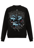 FesFas wolves-print Sweatshirt | Black