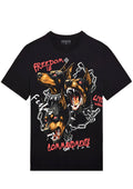 FesFas cerberus-print T-shirt | Black