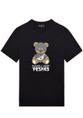 FesFas bear-print T-shirt | Black