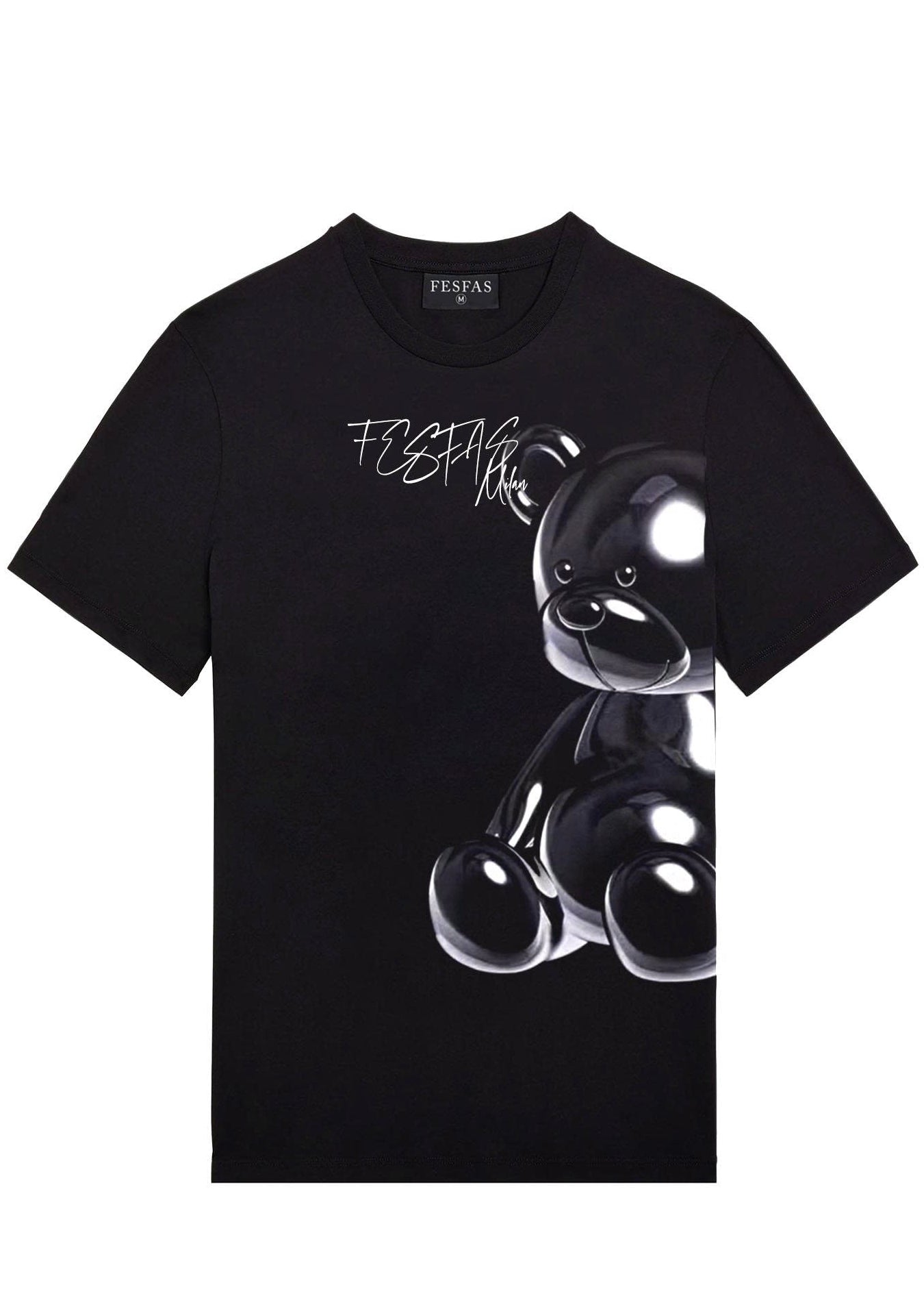 FesFas bear balloon-print T-shirt | Black | Men