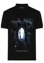 FesFas night horse-print Polo Shirt | Black
