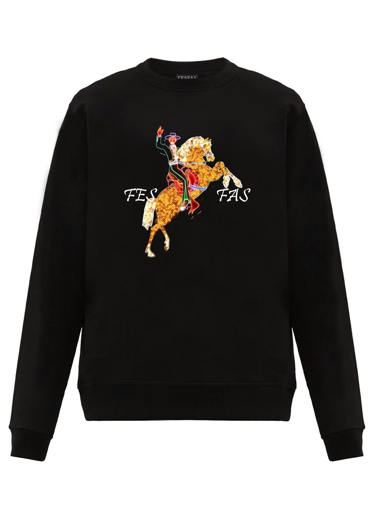 FesFas graphic-print Sweatshirt | Black