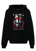 FesFas horse-print Hoodie | Black
